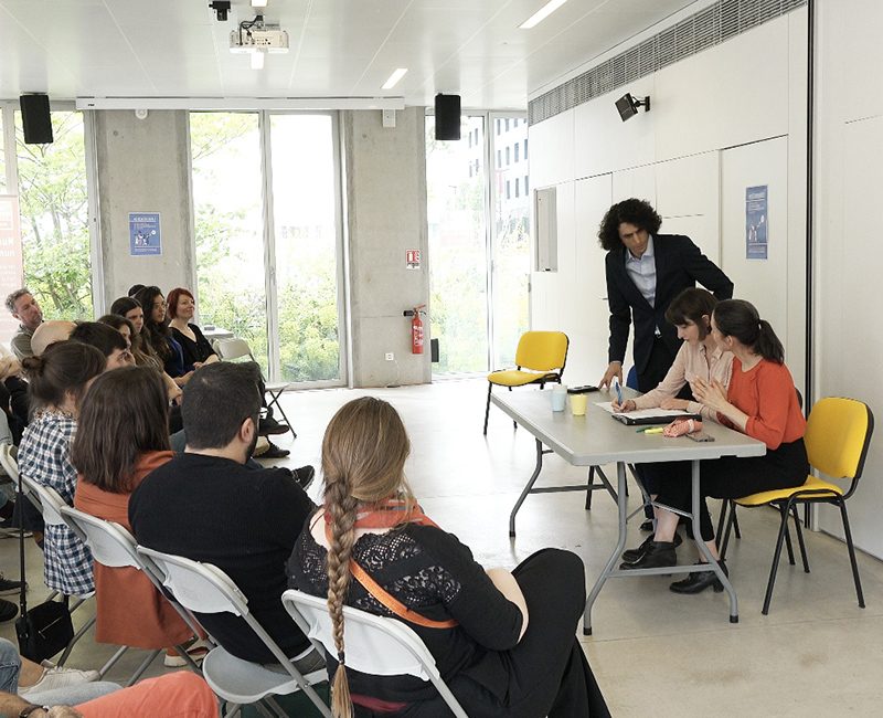 Action Déjouons le harcèlement au travail par le collectif La Formule et l'association Aliennes